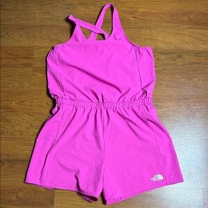 The North Face Kids Fuchsia Romper girls